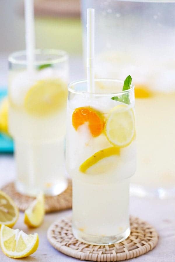 Coconut water lemonade