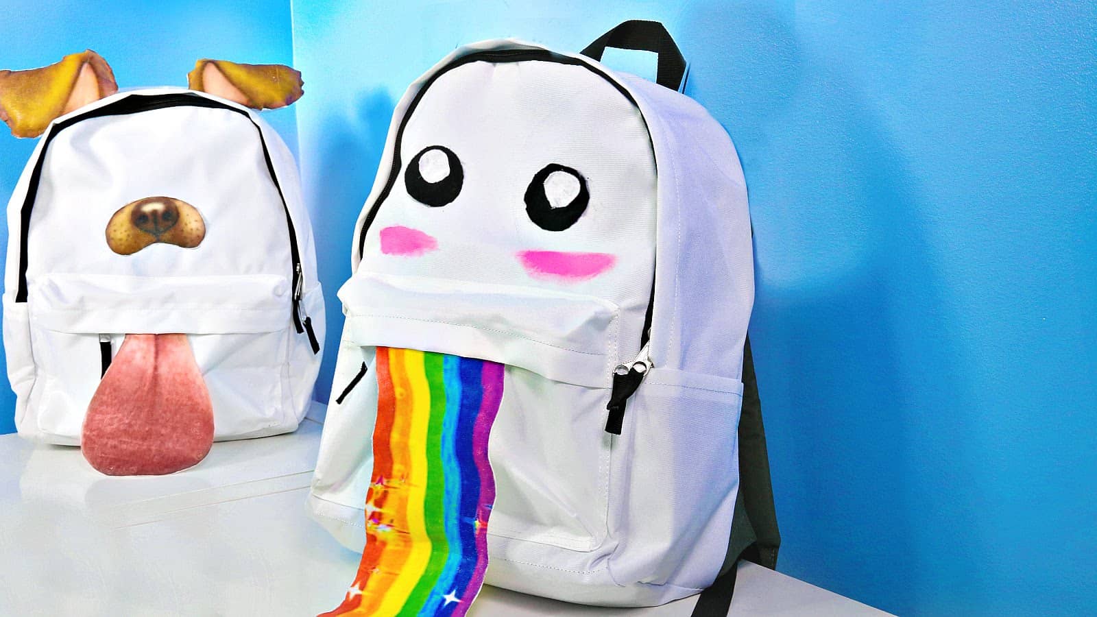 Diy snapchat filter backpacks