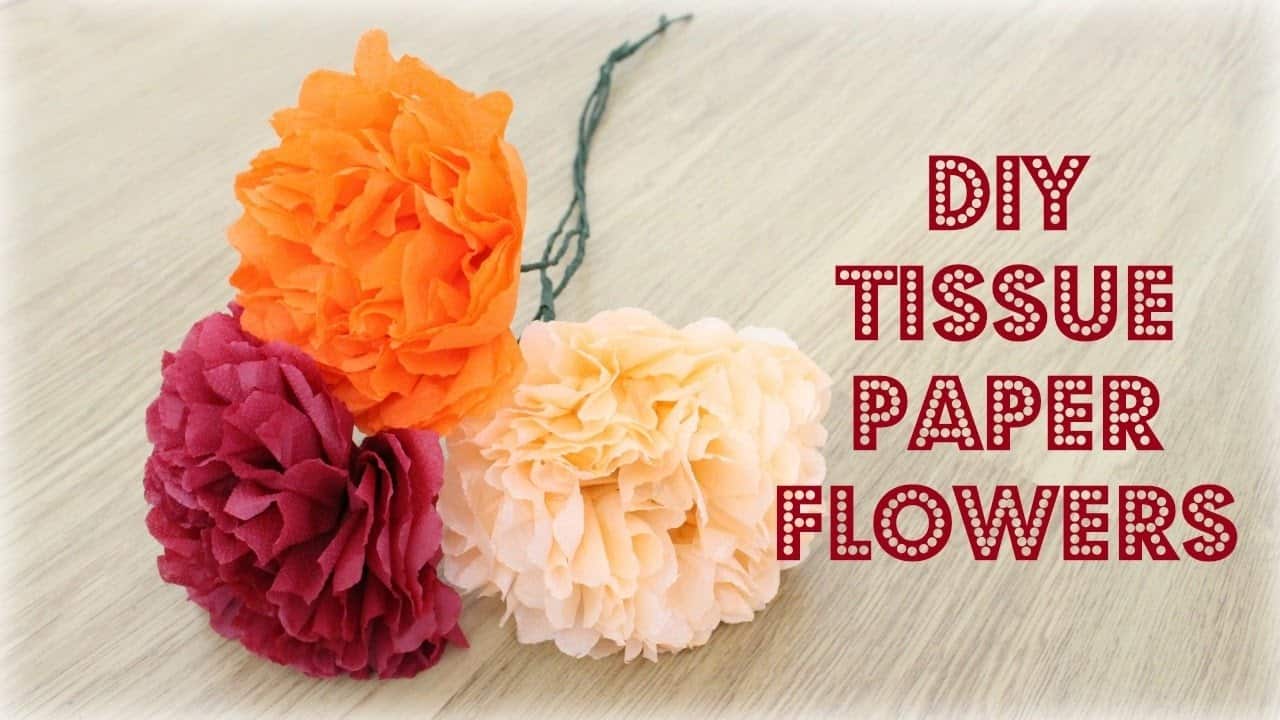 Diy tissue paper flowers