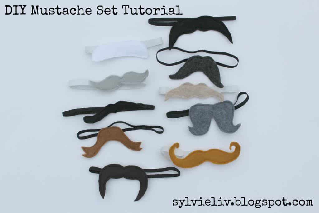 Felt and elastic moustaches