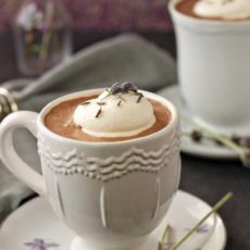 Lavender hot chocolate