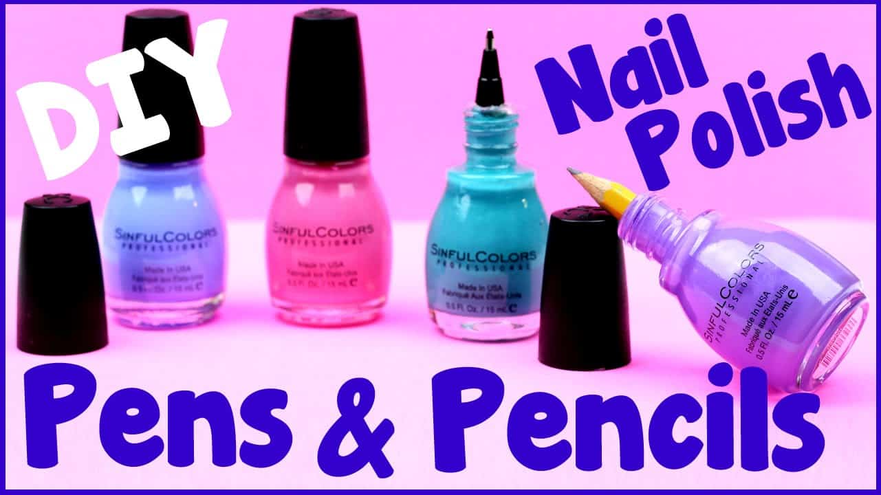 Nail polish pens and pencils