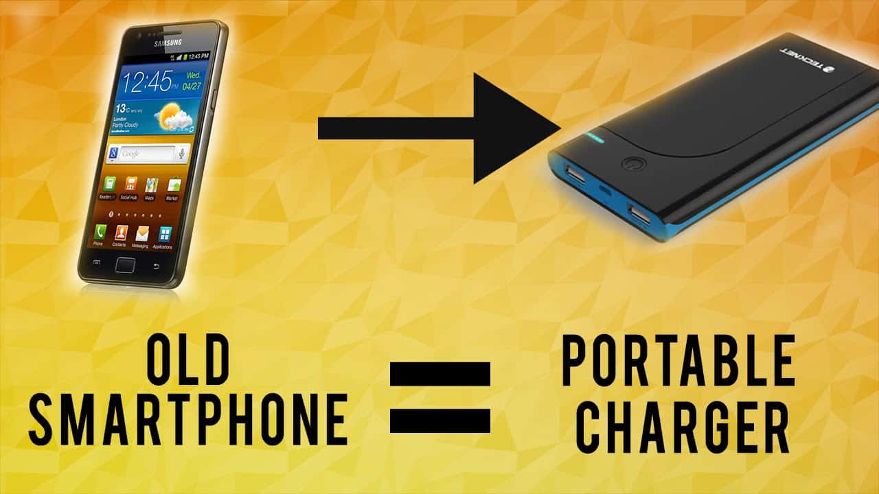 Old phone to portable charger