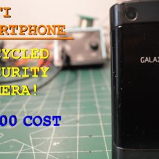 تلفن قدیمی به دوربین امنیتی