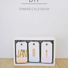 Ombre tag calendars