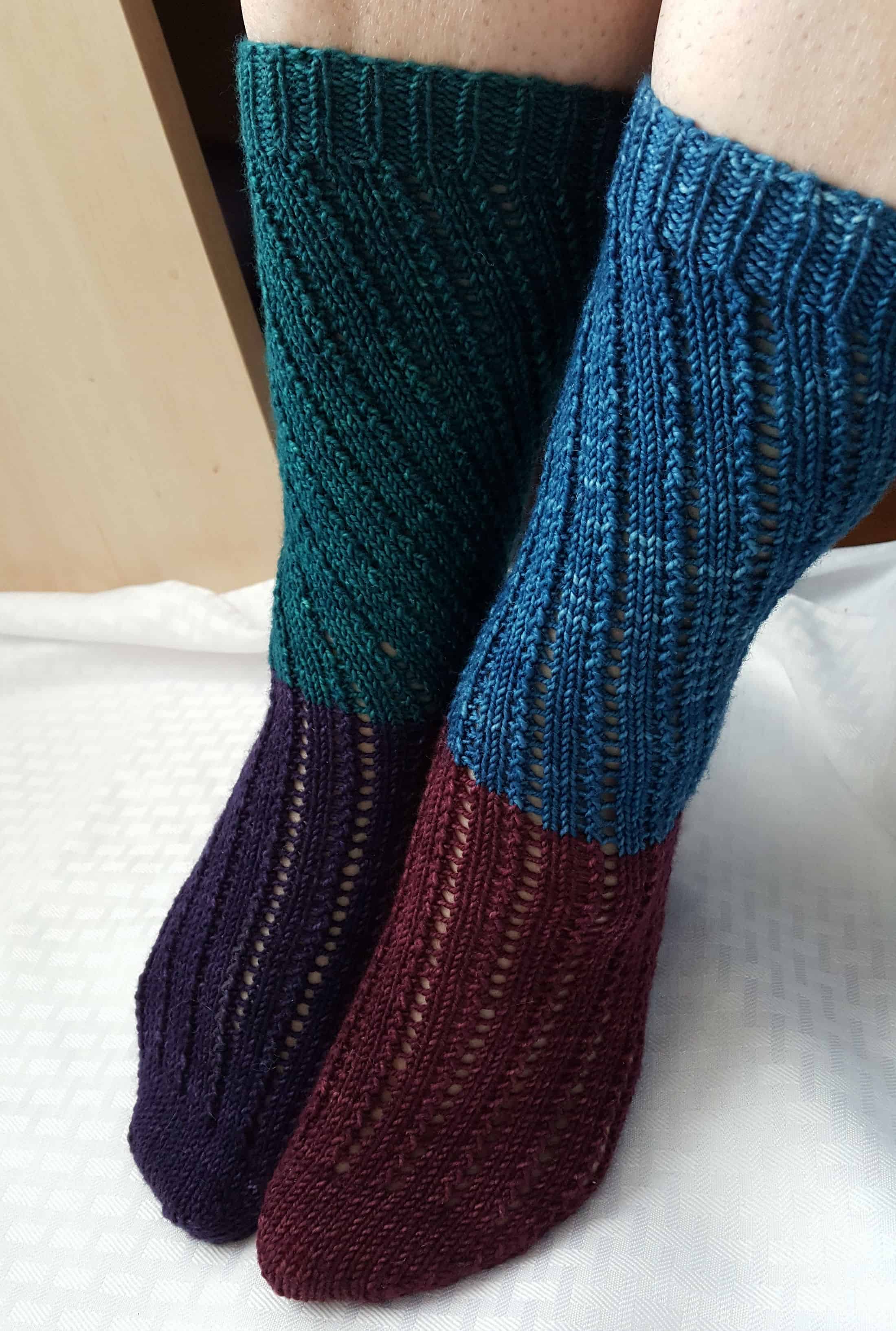 Swirling socks