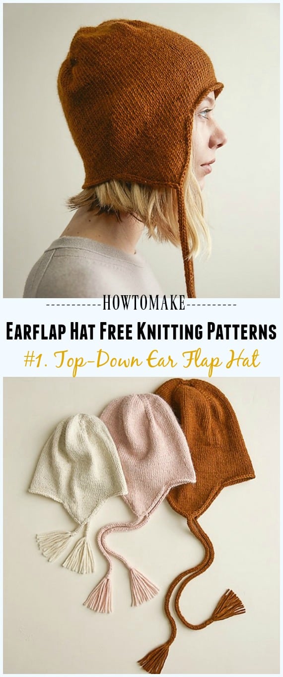 Diy earflap hat free knitting patterns