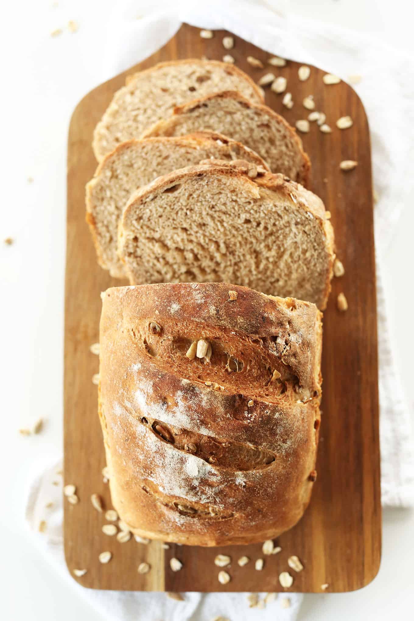 Easy homemade whole wheat bread