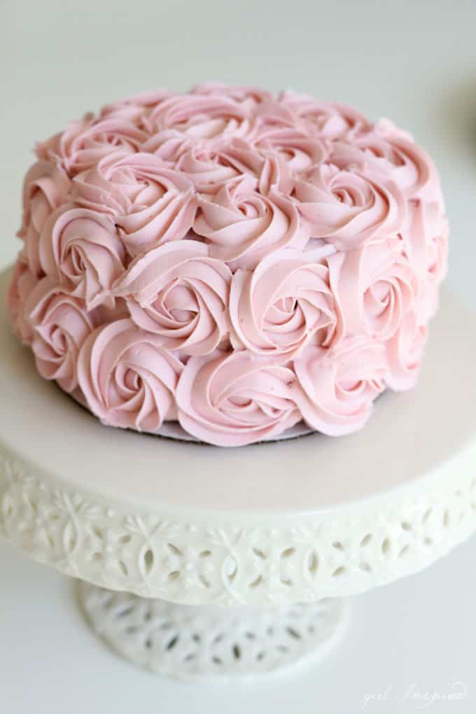 Frosting roses