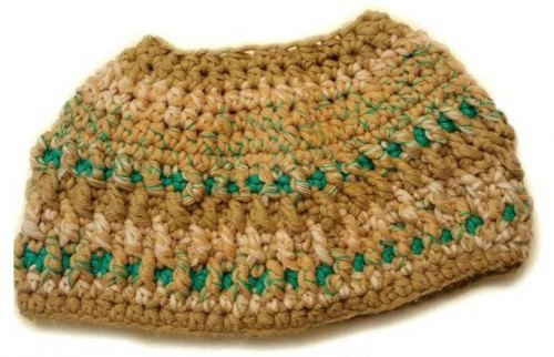 Granite ponytail hat by american crochet