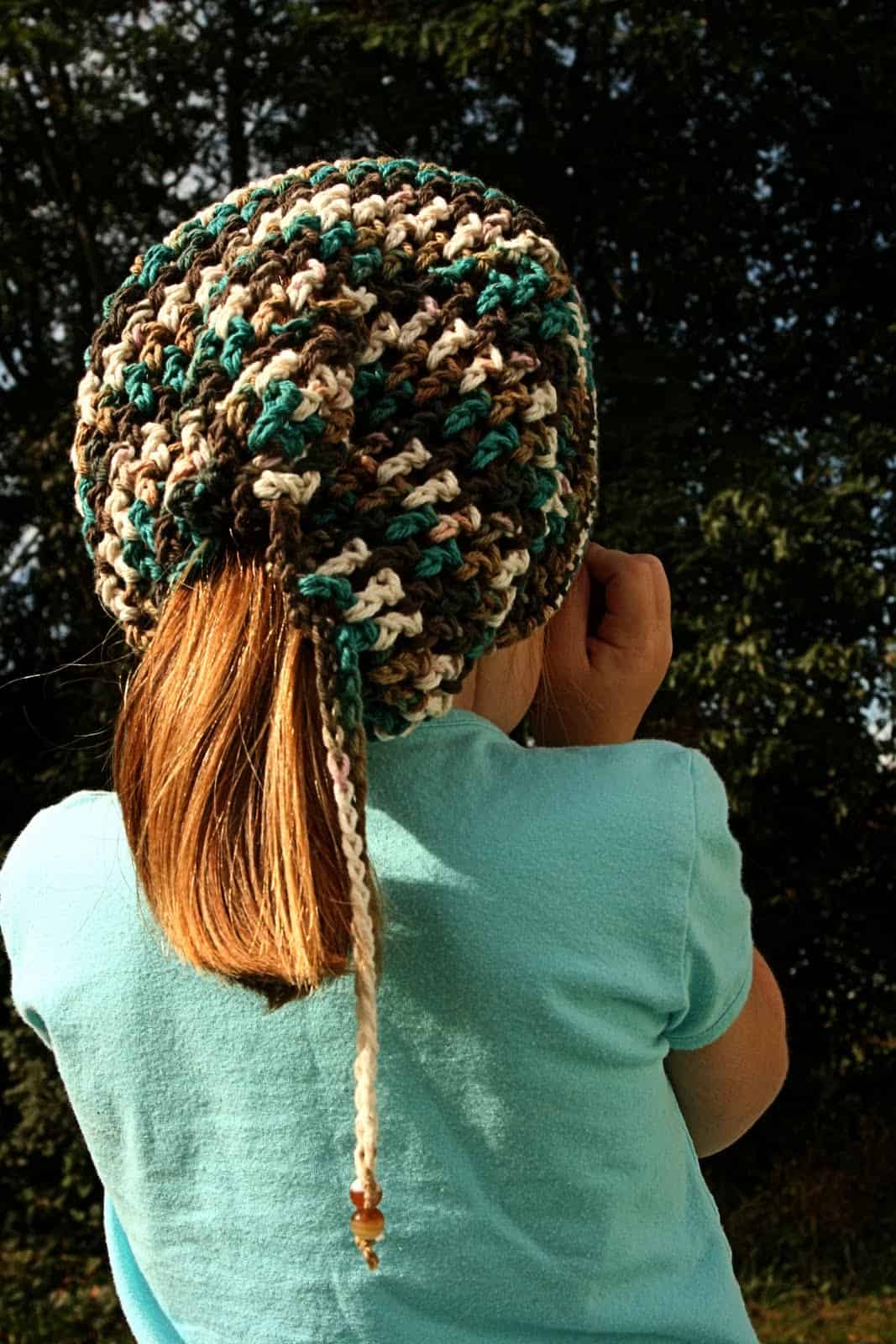 Headhuggers ponytail slouch hat by vallies kids