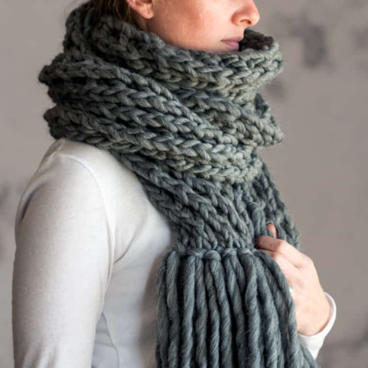In awe chunky scarf