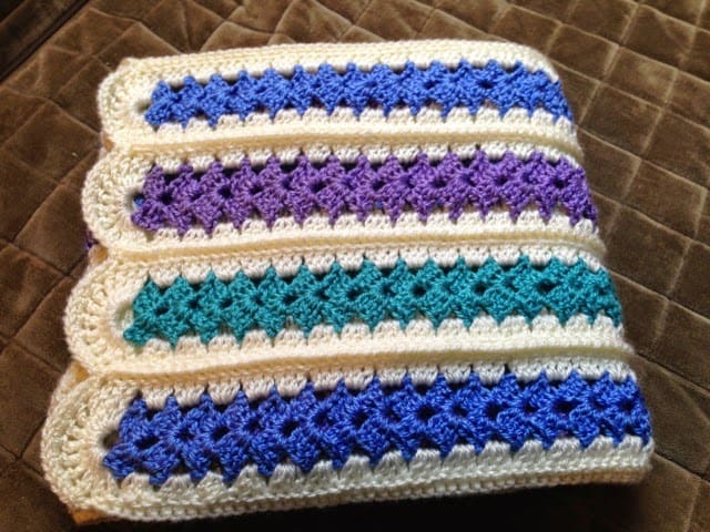 Mile a minute baby blanket