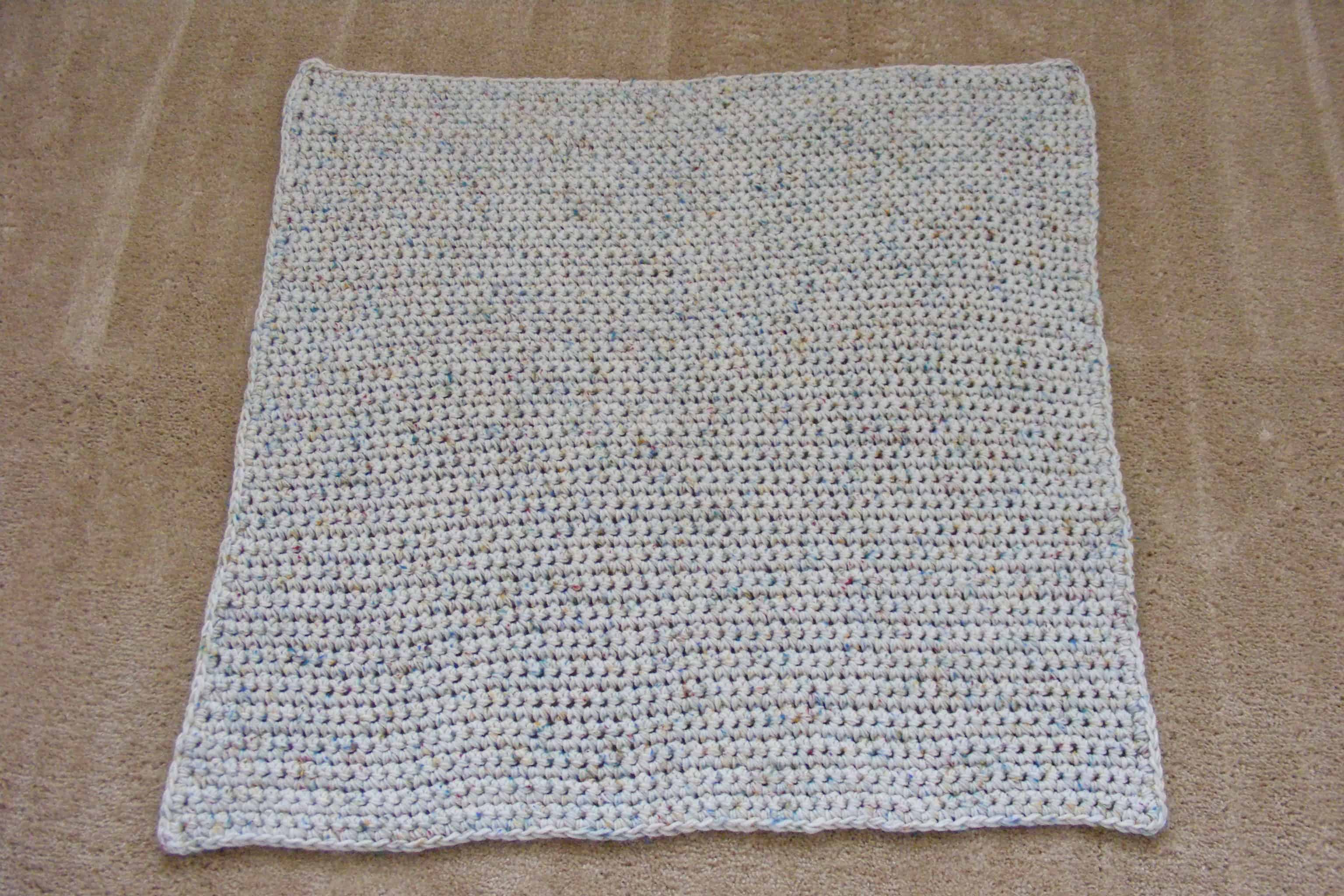 Single crochet baby blanket
