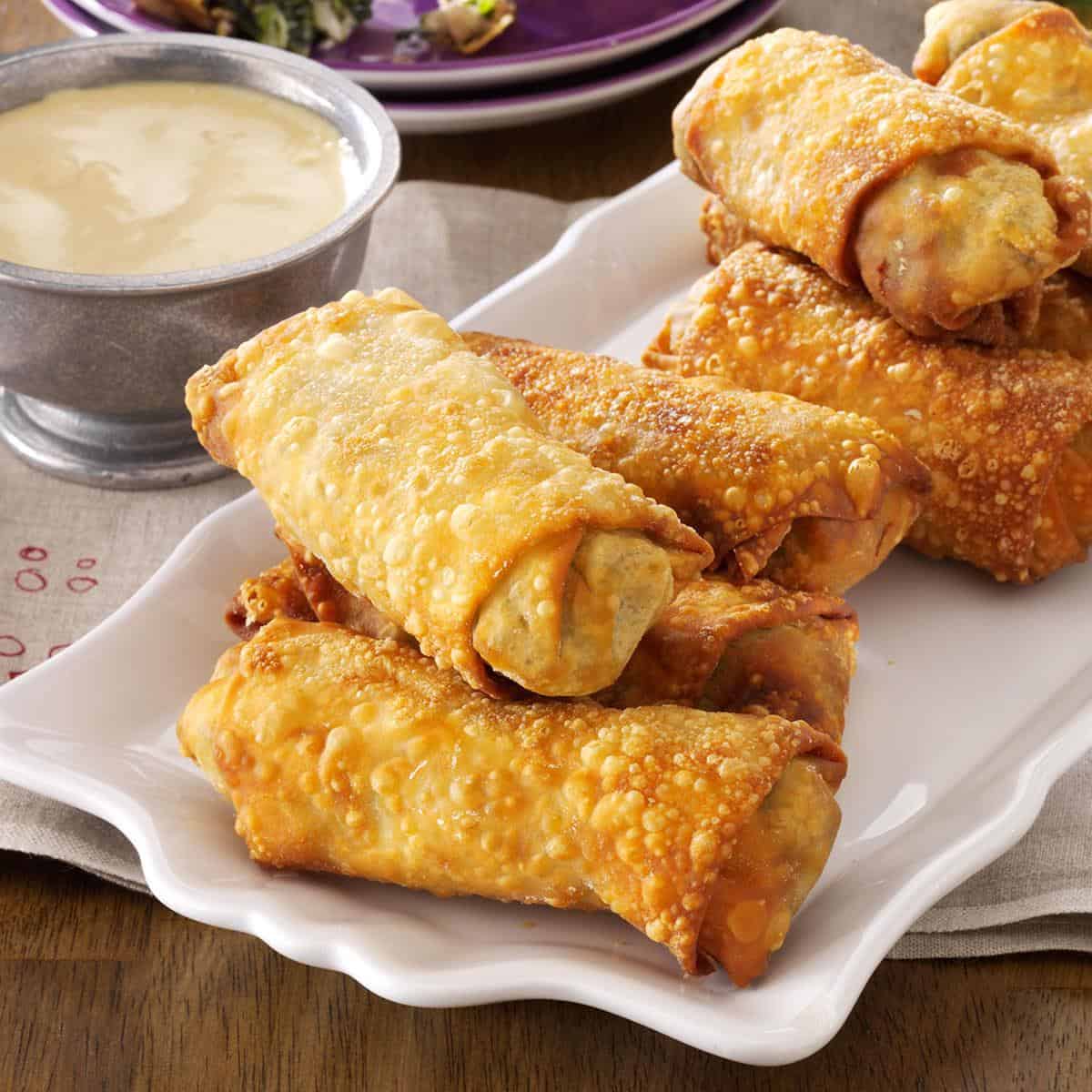 Southern style egg rolls