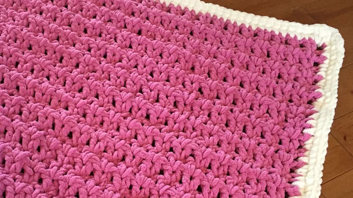 The queen of hearts baby blanket