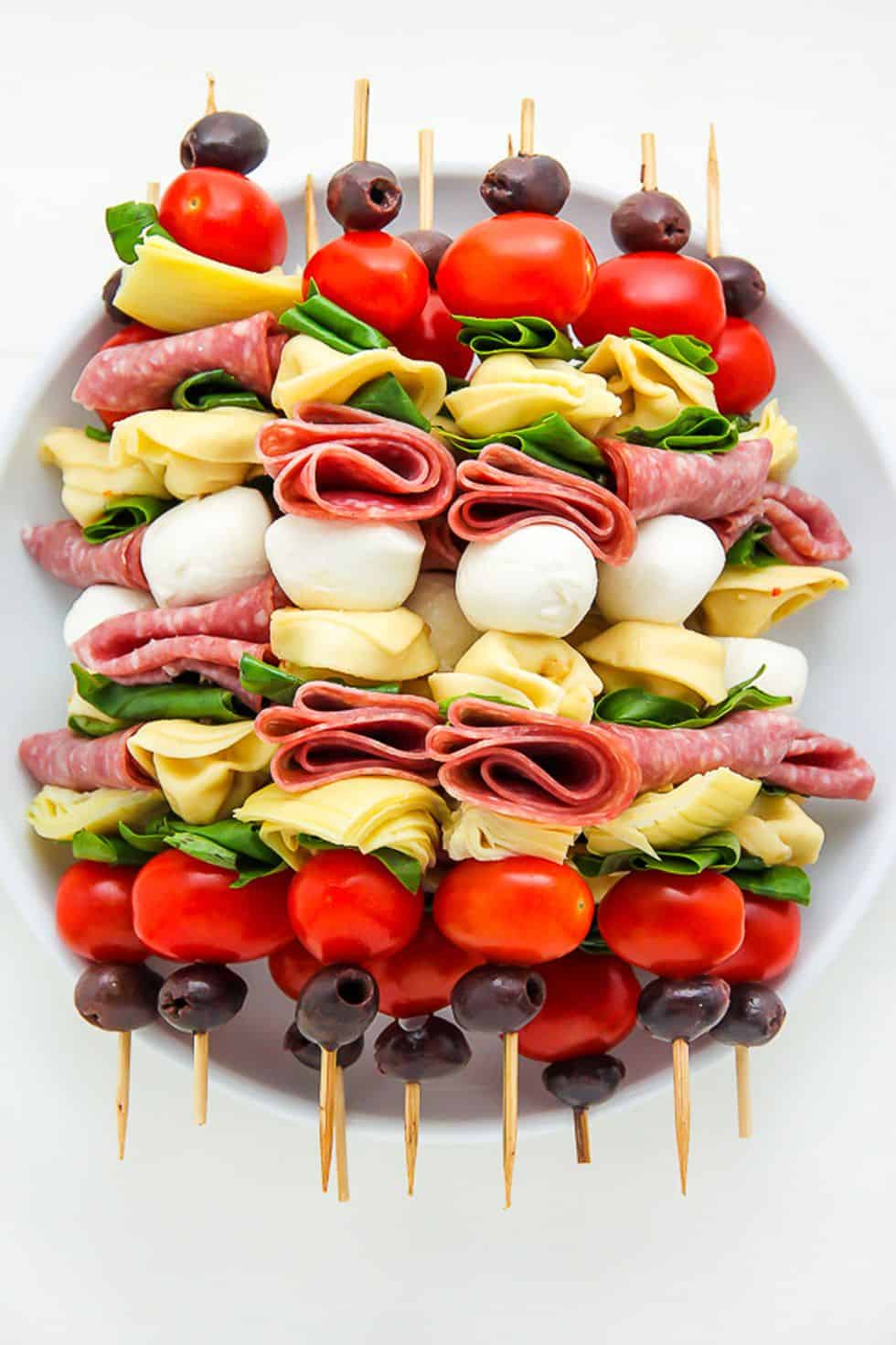 Antipasto skewers