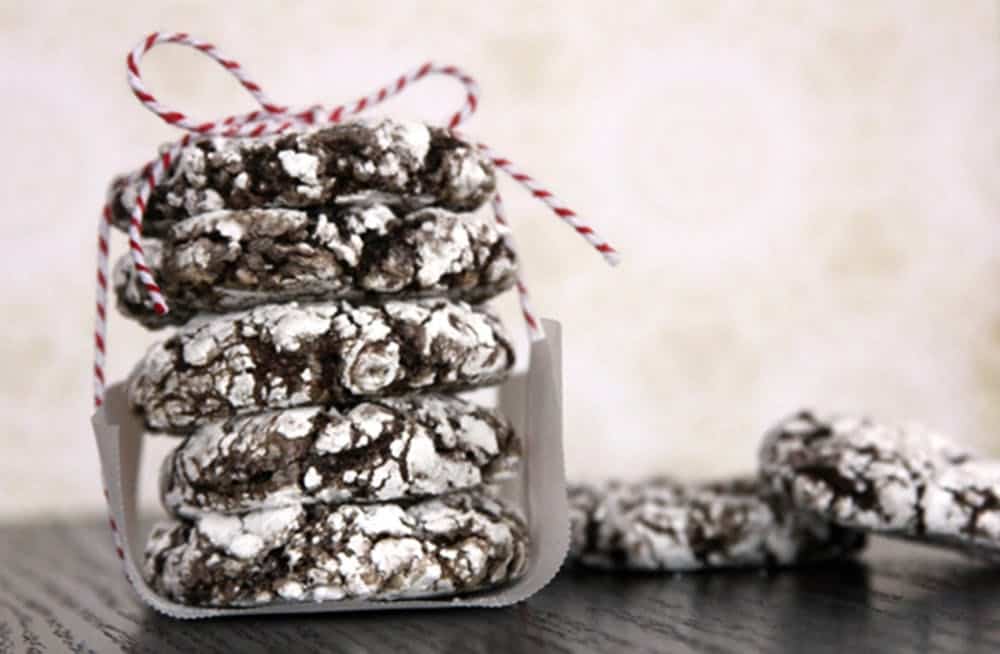 Double Chocolate Crinkle Cookies - Christmas Cookies You'll Want