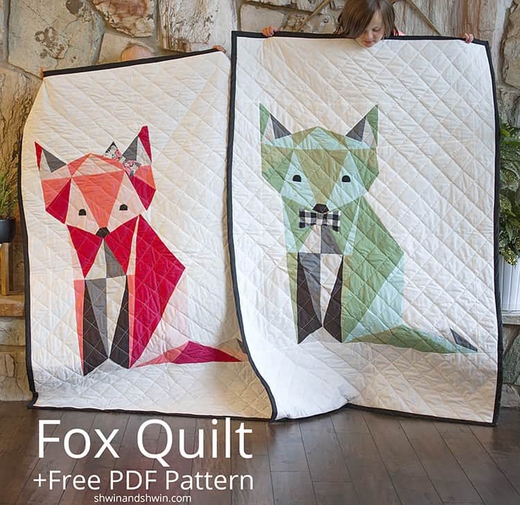 Fox quilt pattern