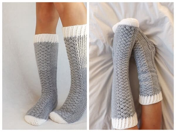 Parker Cable Socks Pattern