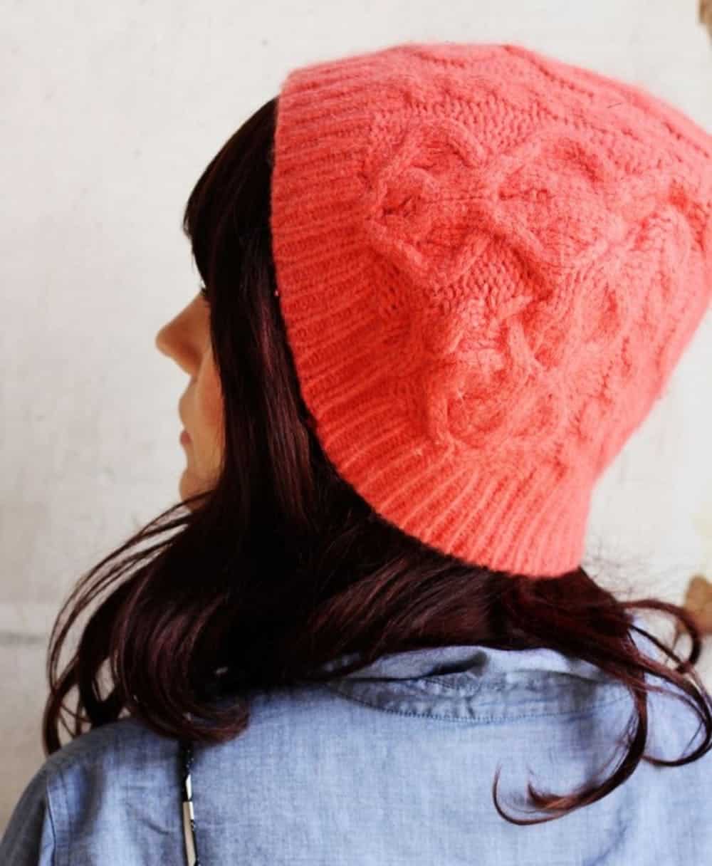 Sweater beanie sewing project diy