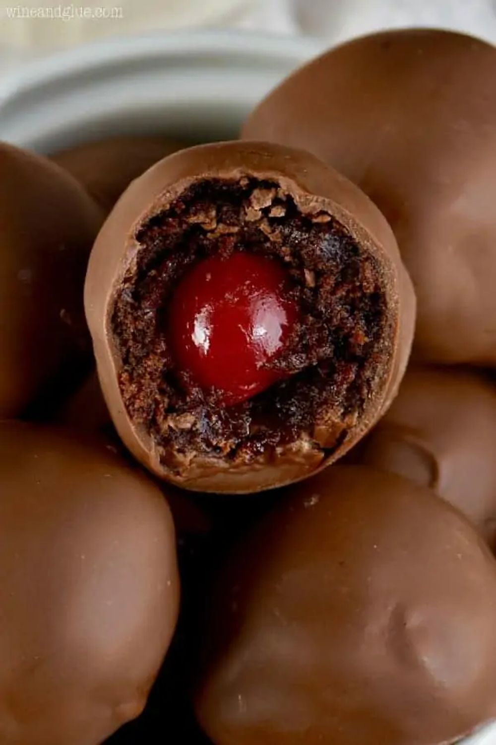Chocolate covered cherry brownie bombs homemade christmas cookies