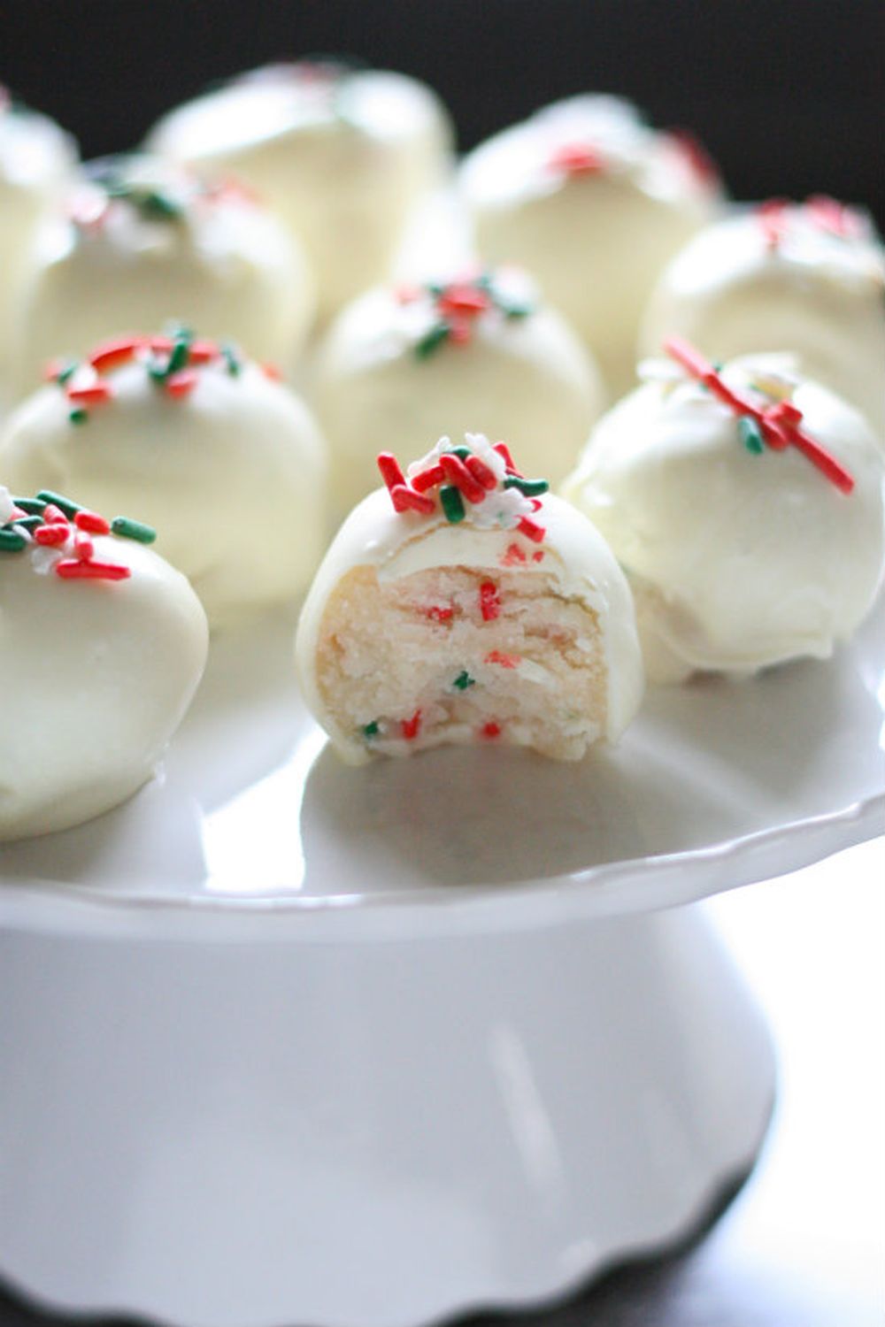 Christmas funfetti truffles best christmas cookie recipes