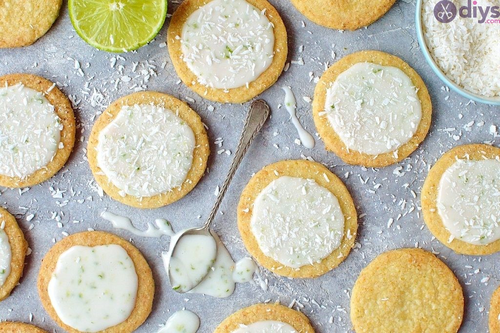 Christmas sugar cookies coconut lime shortbread cookies