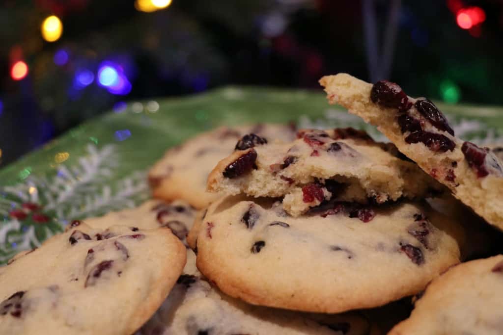 Cranberry sugar cookies