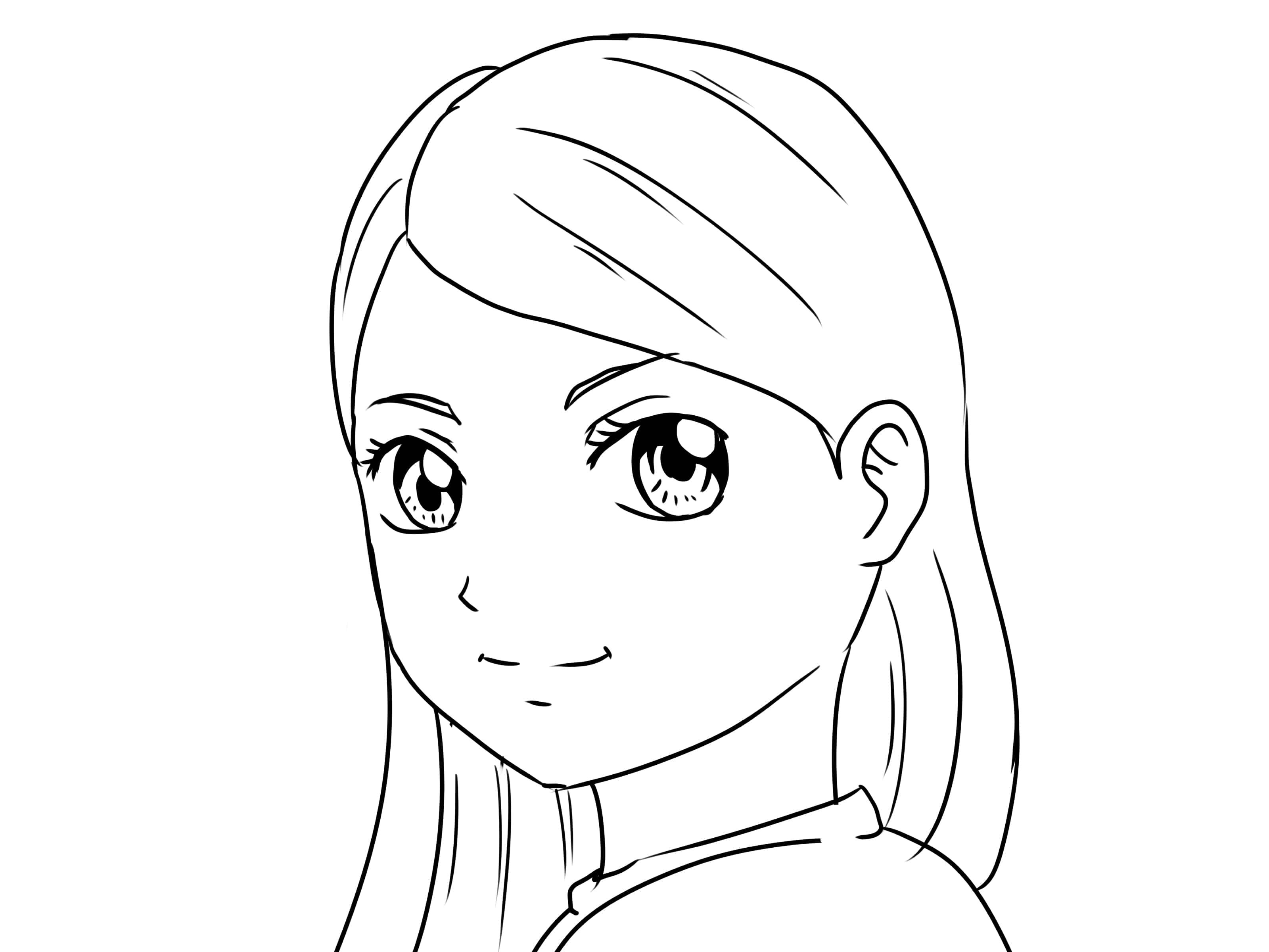 Draw yourself as a manga girl boy