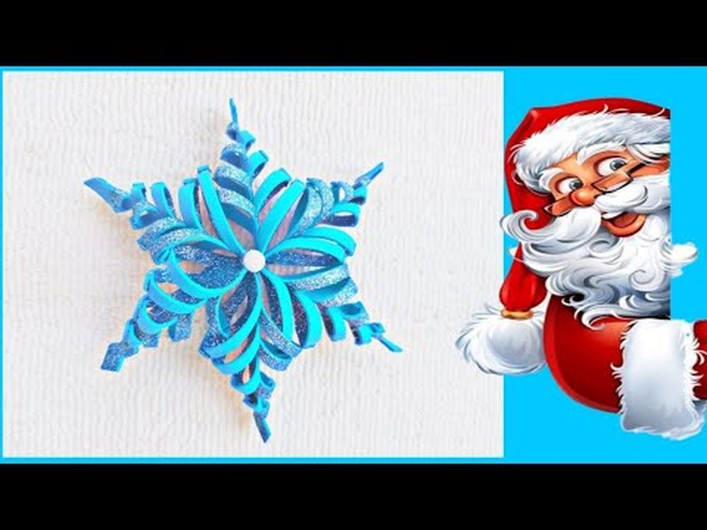 Foam sheet snowflakes blue christmas decorations 