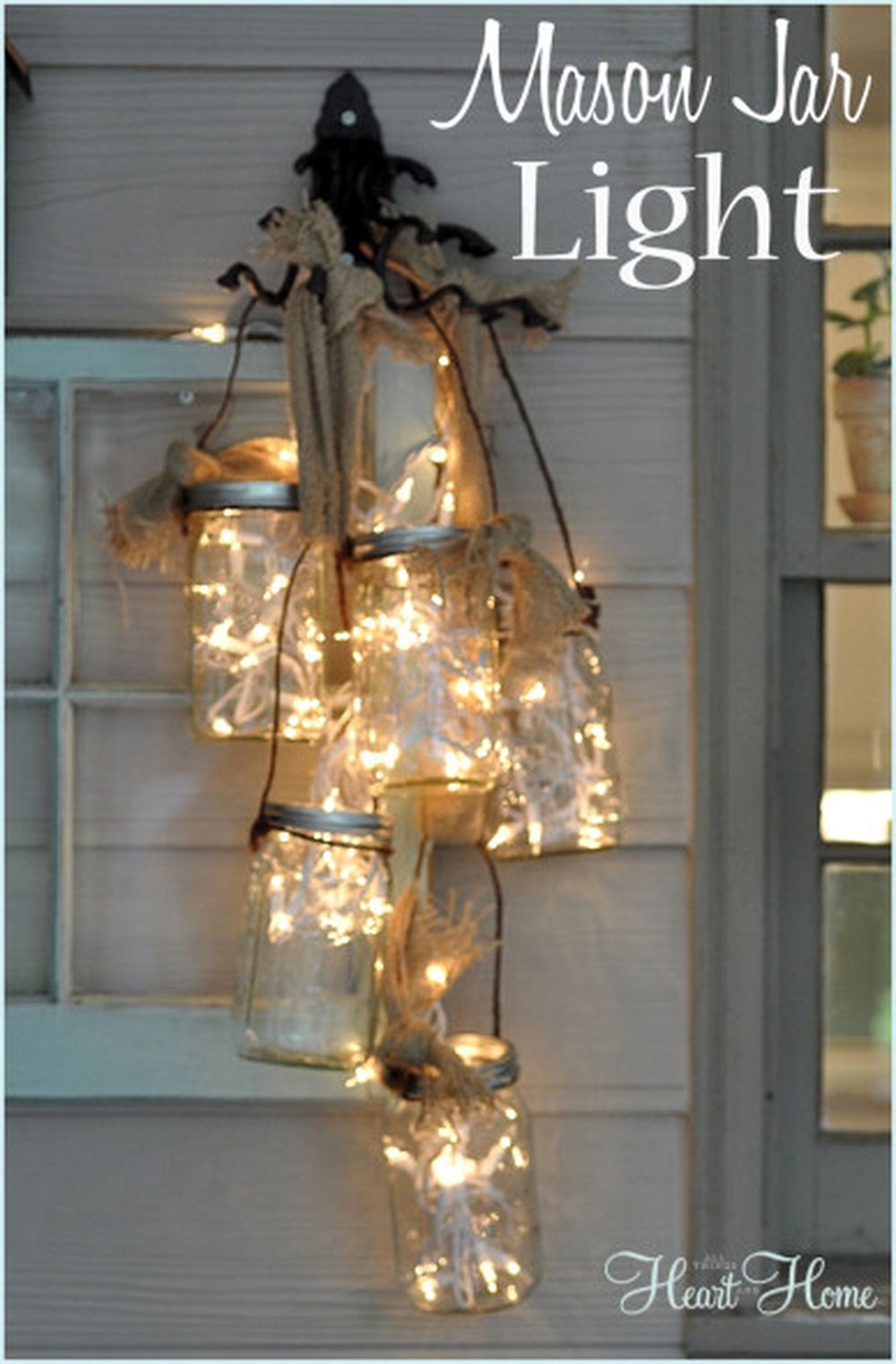 Mason jar christmas lights christmas yard lights you can do on your own