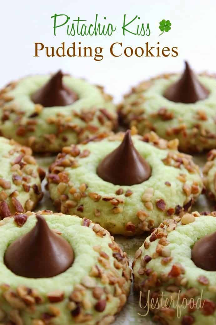 Pistachio Kiss Pudding Christmas Cookies Recipe