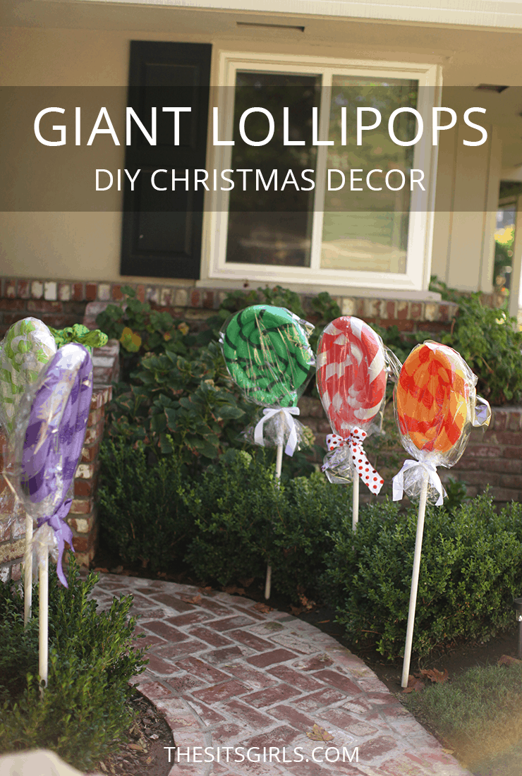 Spiralled Pathway Lollipops - Christmas Lawn Decorations