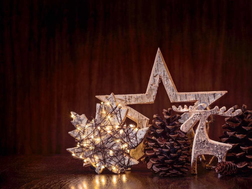 Rustic christmas ornaments