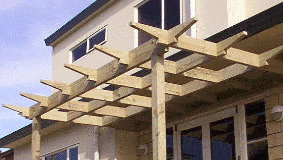 Box type pergola