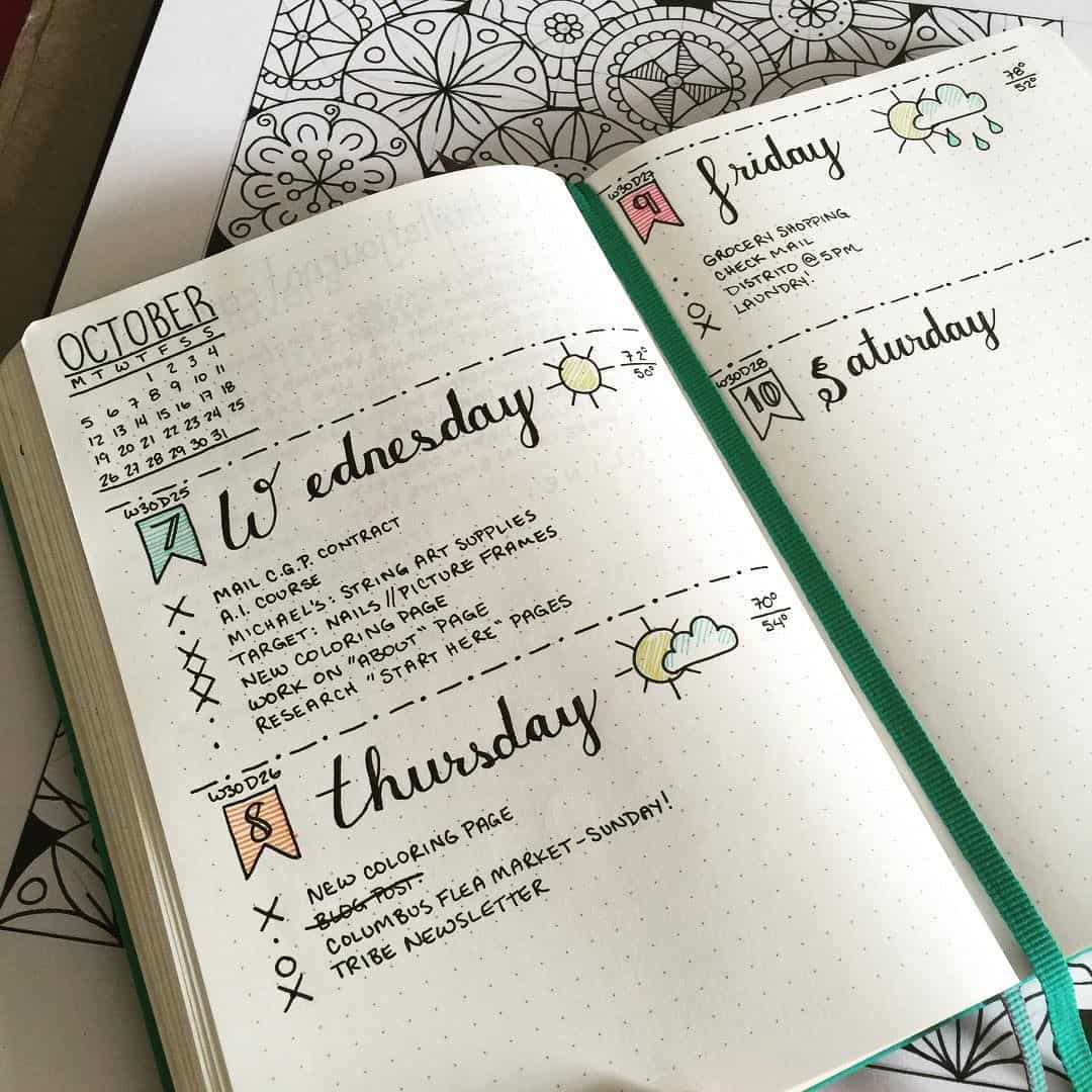 diy agenda notebook