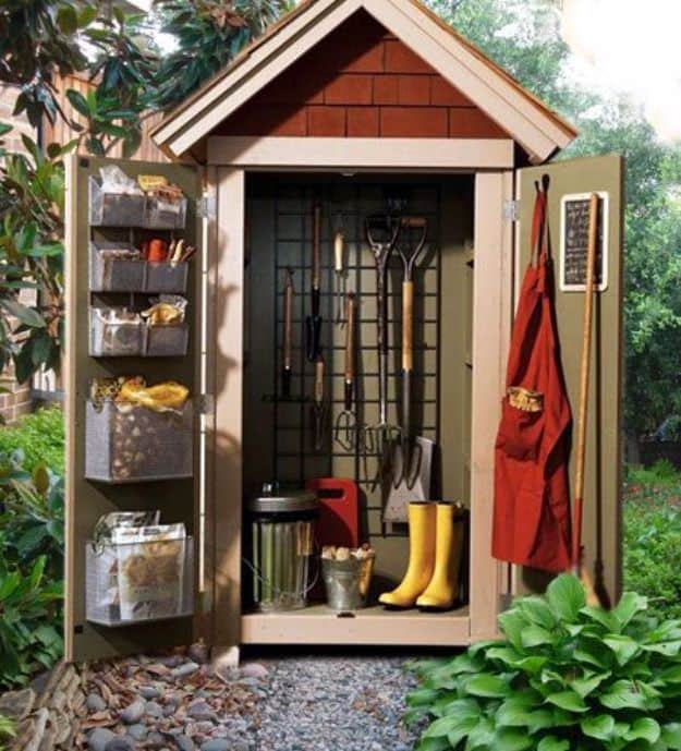 Little outdoor storage locker