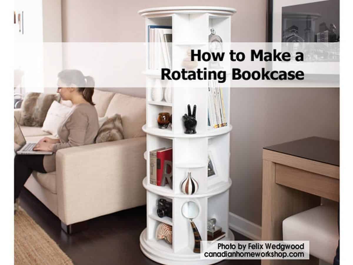 Rotating bookcase