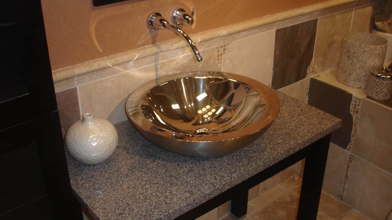 Diy bathroom vanity with vessel sink