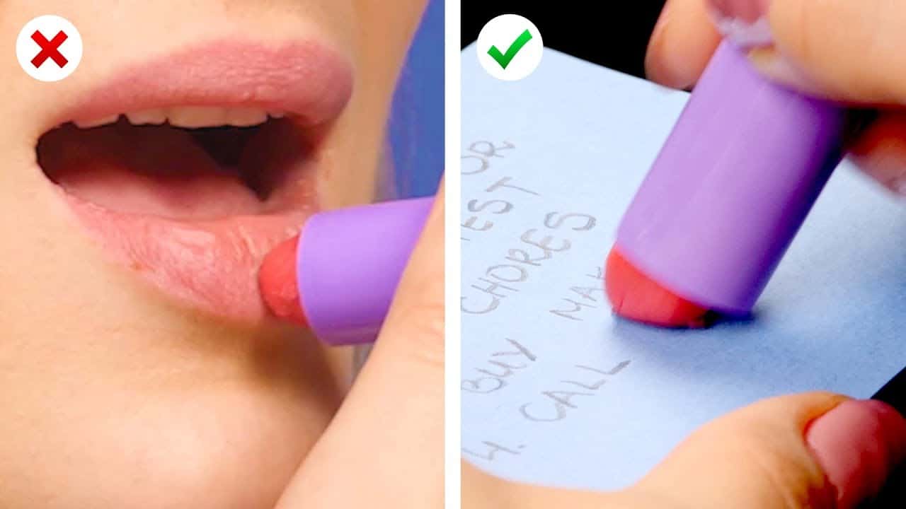 Diy lipstick eraser