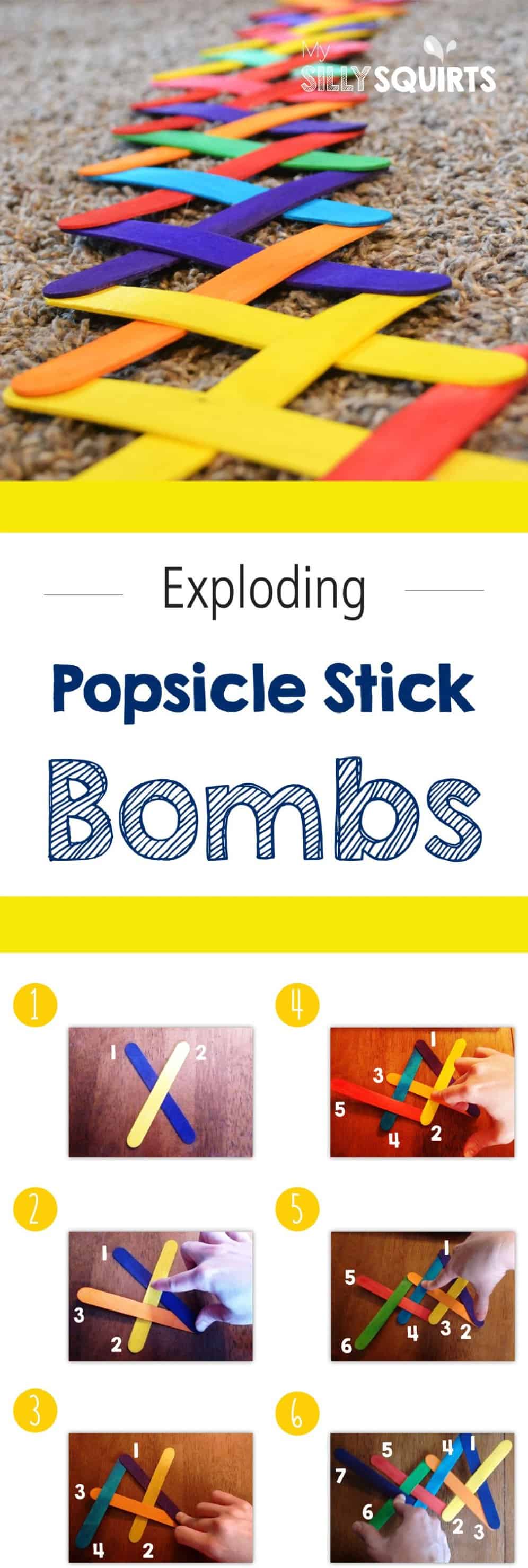 Popsicle stick bombs
