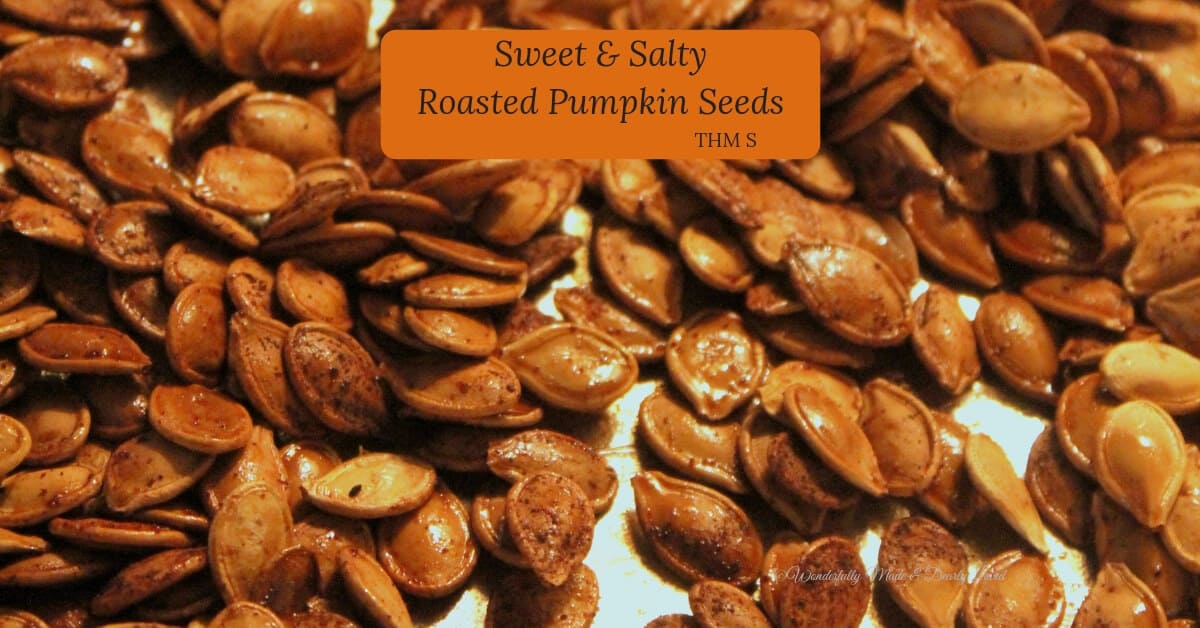 Sweet and salty pumpkin seeds