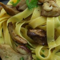 Cropped delicious tagliatelle with porcini mushrooms recipe jpg