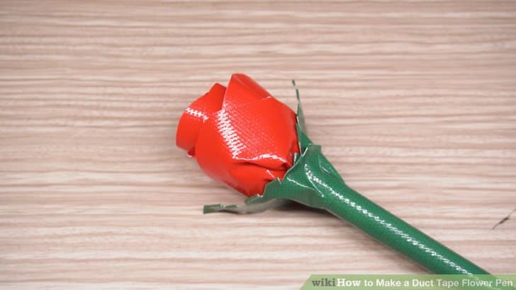 Duct tape rose