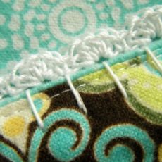 How to crochet an edge on any baby blanket