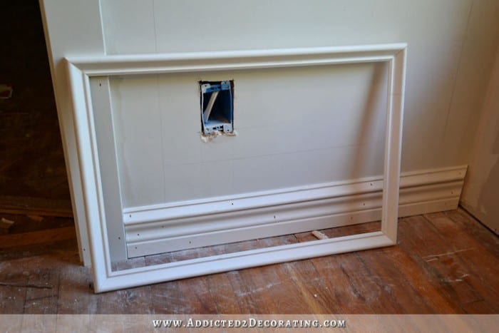 How to install picture frame moulding