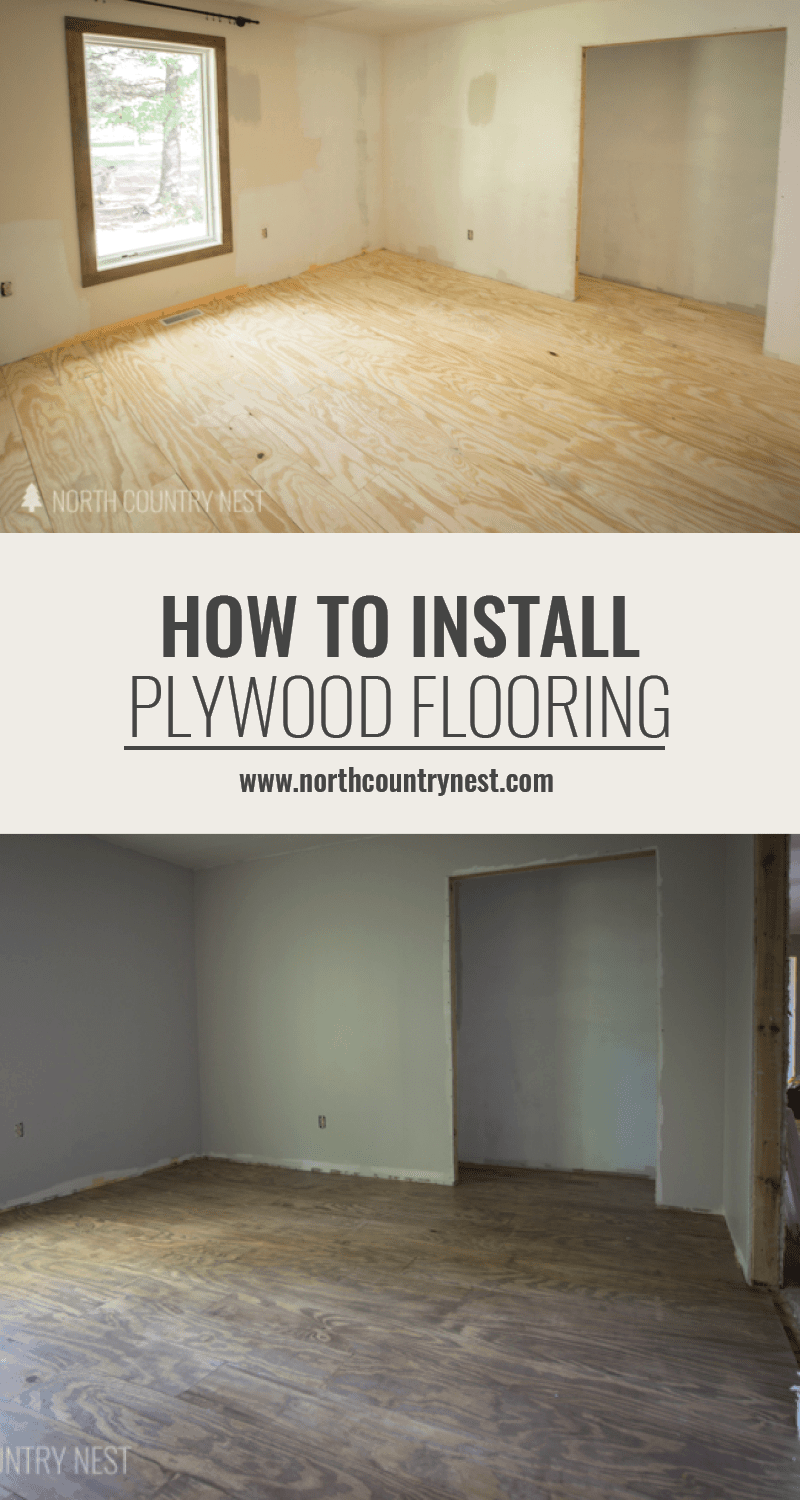 How to install plywood flooring