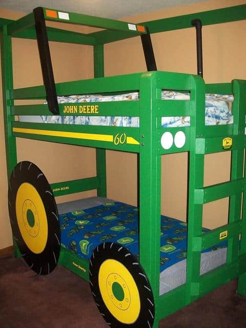 Cool Creative Diy Kids Beds, John Deere Tractor Bed Frame
