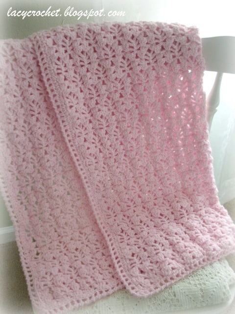 Lacy baby blanket